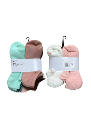 Nike Everyday Plus Cushioned 6 Pack Socks-(multi color)