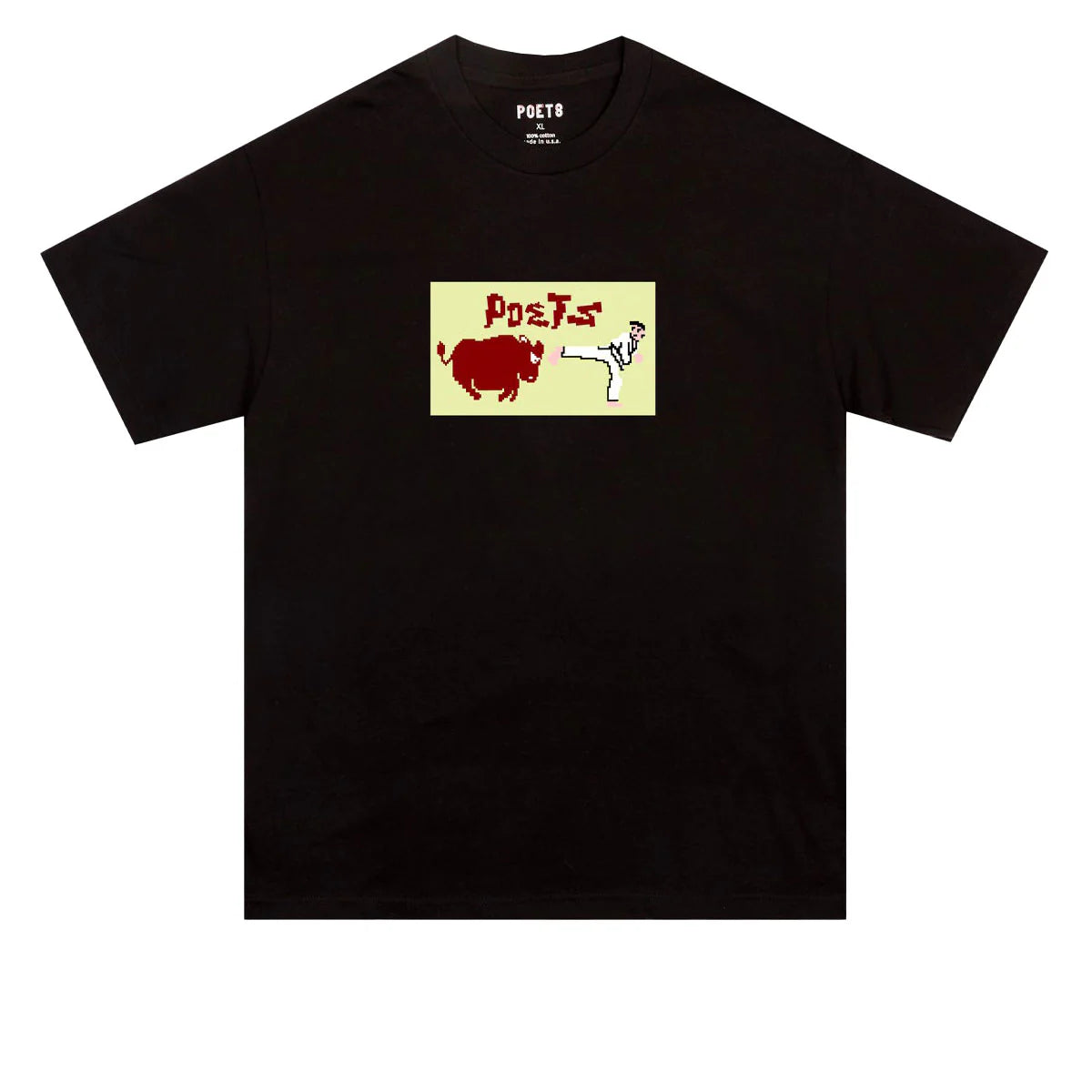 Poets Karate Champ DTG T-shirt - (Black)