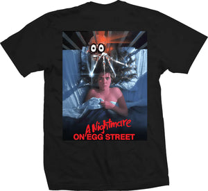 Heroin Nightmare on Egg St. T-shirt-(black)